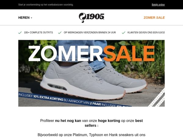 Zomersale in volle gang!☀️