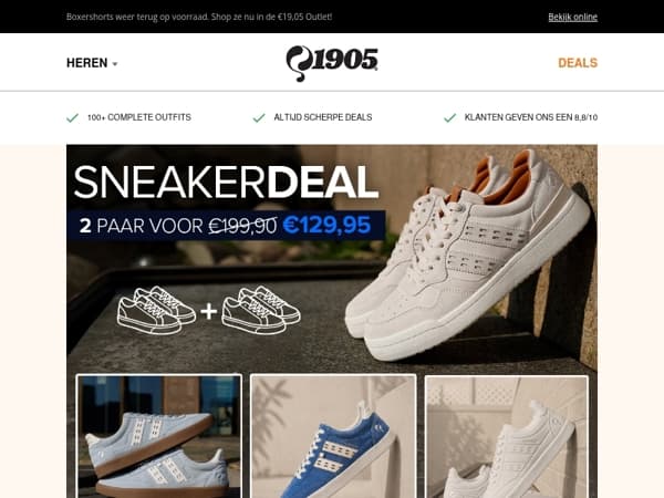 Mix & Match sneakers & polo’s, tot €90 voordeel!