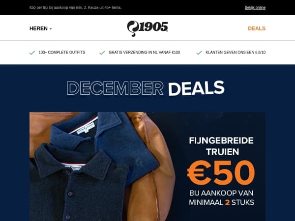 December Deals zijn live! ❄️