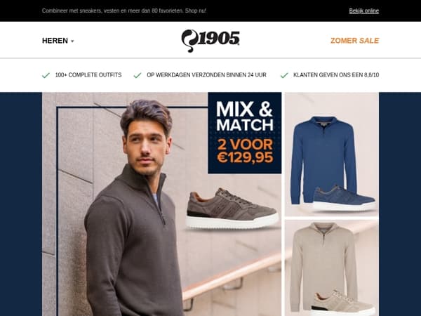 Nieuwe collectie truien toegevoegd – Mix & Match 2 voor €129,95!