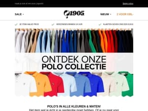 ONTDEK onze polo's 💥