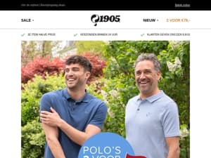 POLO'S 2 VOOR €79,-!💥