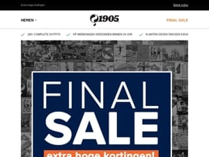 FINAL SALE in volle gang!