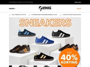 Sneakers in de sale!