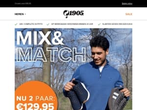 2 paar, jouw keuze!⚡