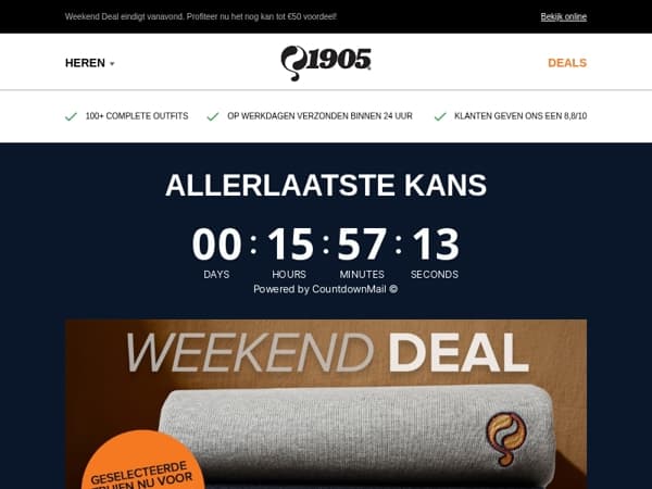 Laatste kans: €39,95 op geselecteerde truien!