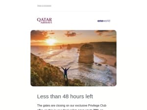 ⏰ Final call: up to 20% off fares