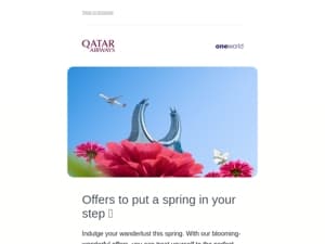 Let your dream holiday blossom with our spring offers 🌸