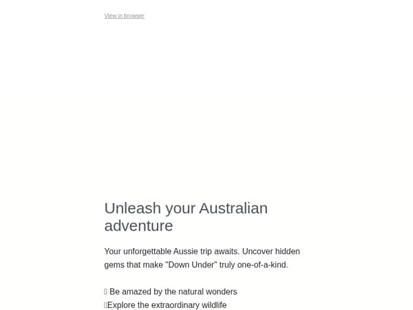 Explore hidden wonders of Australia 🐨