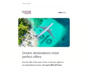 Enjoy up to 20% off now on