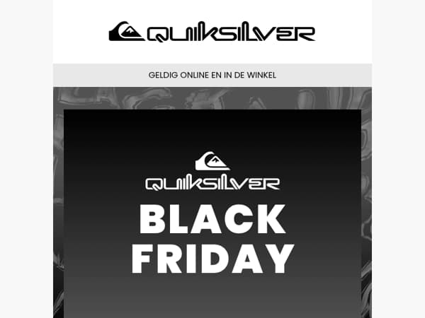 Het is nog steeds Black Friday, profiteer van onze deals!