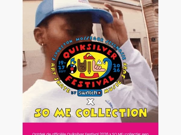 Limited edition Quiksilver Festival x SO ME-collectie