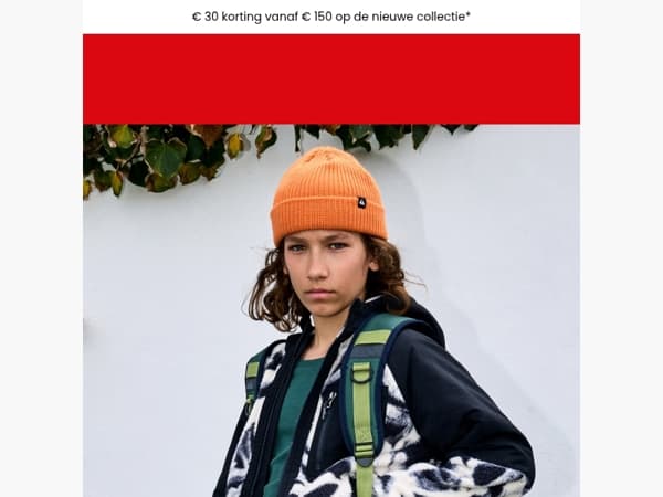 Net binnen, nieuwe looks voor kids