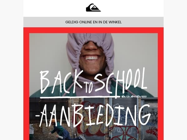 Laatste oproep voor de Back to School-aanbieding