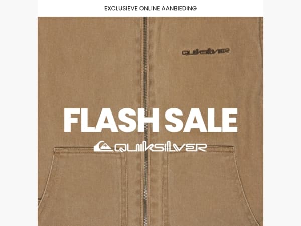 Flash Sale: laatste modellen, laatste kans!