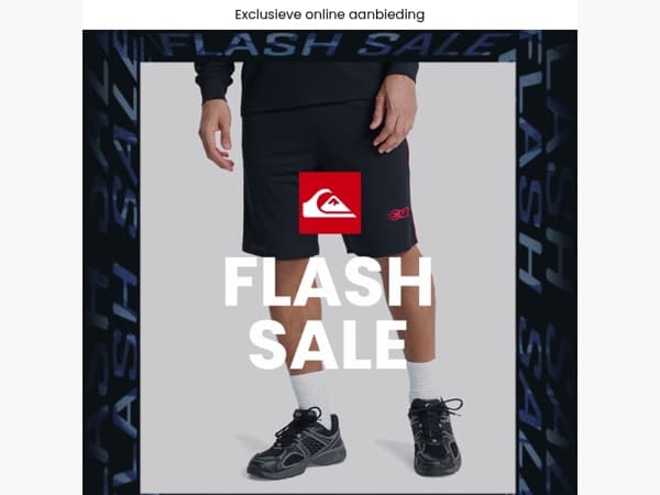 Flash Sale: nog maar een paar uur
