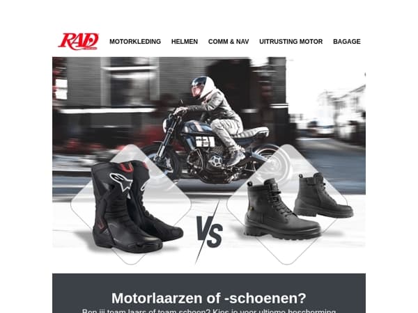 Team laars of team schoen?