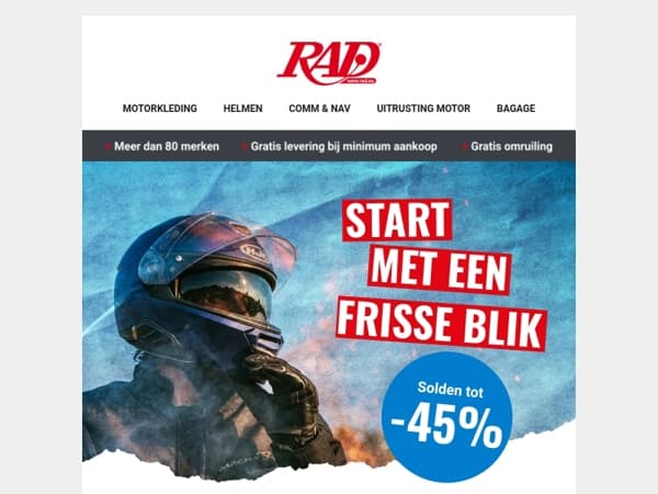 🔥 Soldenkortingen tot wel -45% 🔥 op helmen van je favoriete merken!