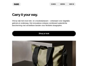 NIEUWE COLLECTIE: Tassen ontworpen voor het leven onderweg