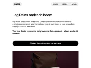Leg Rains onder de boom