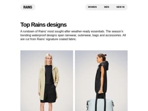 Top Rains designs