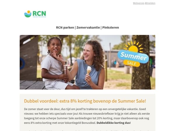 Alleen deze week 8% korting bovenop de Summer Sale
