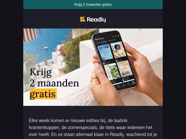 2 MAANDEN GRATIS – onbeperkt leesplezier, waar de zomer jou ook brengt