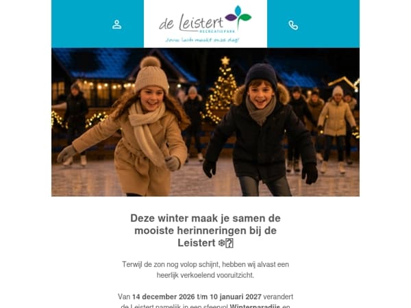 NIEUW deze winter: Leistert Winterplein