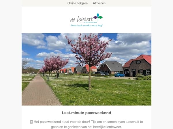 Last-minute paasweekend