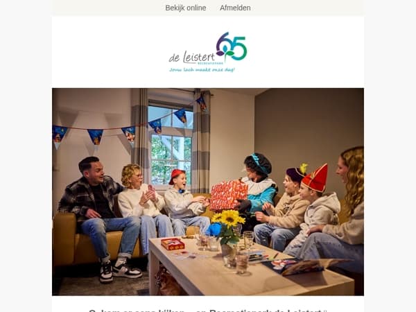 O, kom er eens kijken: Sinterklaasweekenden bij de Leistert! 🎁