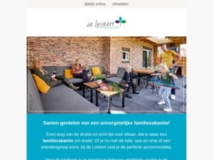 Familievakantie zonder zorgen!