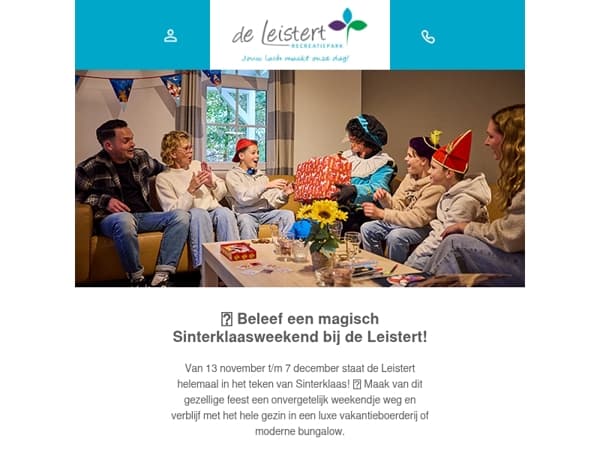 Beleef een magisch Sinterklaasweekend bij de Leistert!🎁