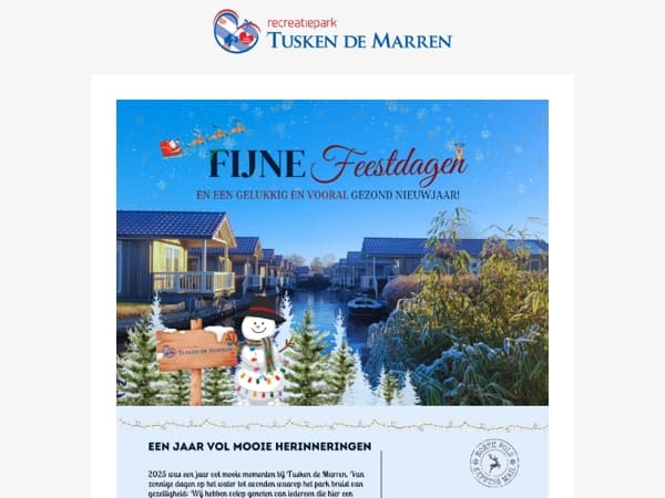 Fijne feestdagen!