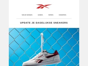 Update je dagelijkse sneakers