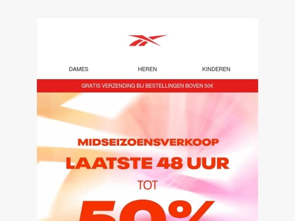 Nog maar 48 uur: de korting van 50% loopt binnenkort af