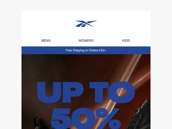 Up to 50% off gear that keeps you going