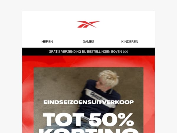 Krijg tot 50% korting in onze End of Season Sale