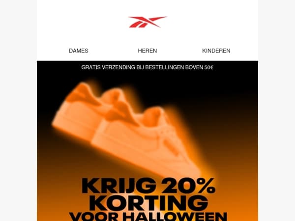 Klaar voor Halloween? Profiteer van 20% korting