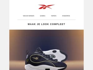 Maak je look compleet met Reebok