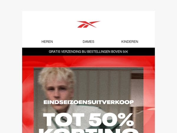 Tot 50% Korting in de End of Season Sale
