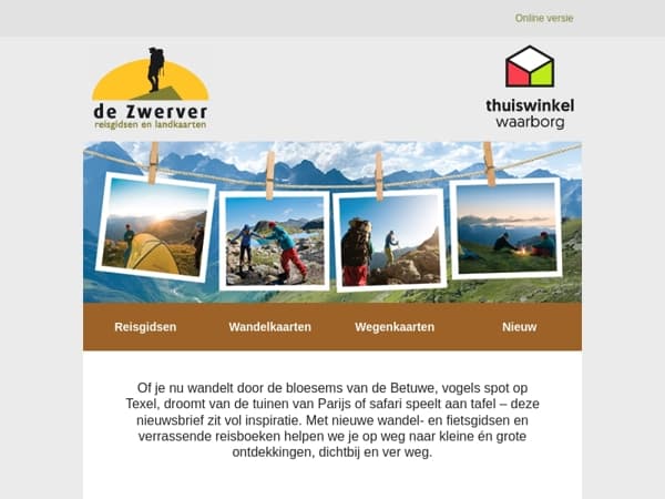 Fietsen, wandelen of gewoon wegdromen.