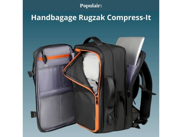 Populair: Handbagage rugzak Compress-It