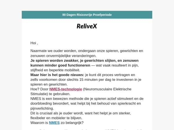 Ouder worden zonder pijn? Dit is de sleutel tot sterke spieren en gewrichten