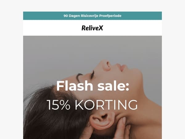 Flash Sale: 24 uur lang 15% Korting! 🌟