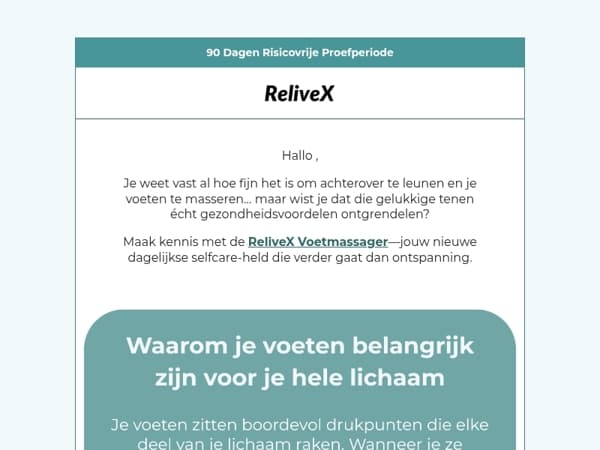 Wist je dat een voetmassage je circulatie kan verbeteren?