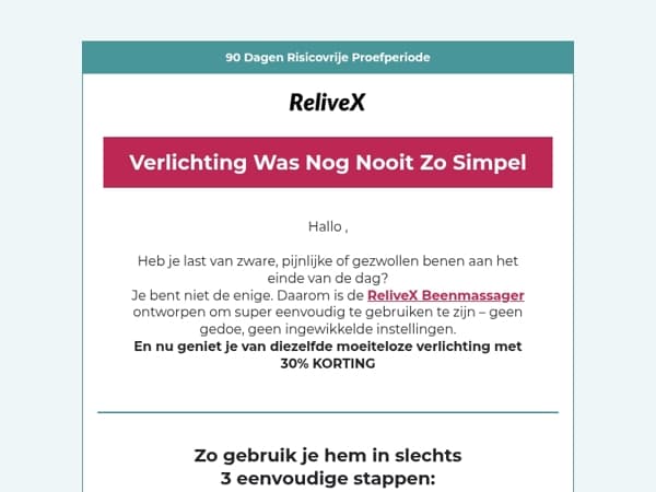 3 Simpele Stappen om Je Vermoeide Benen te Ontspannen – Nu tot 30% KORTING