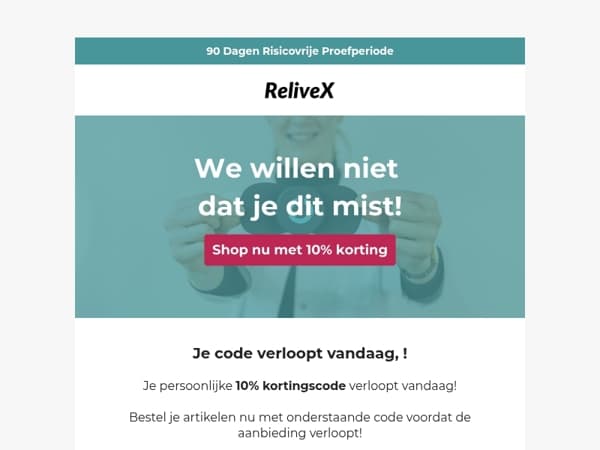 Laatste Kans! Je 10% Korting Eindigt Vandaag! ⏰
