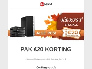 PC Herfstaanbiedingen, 🍁