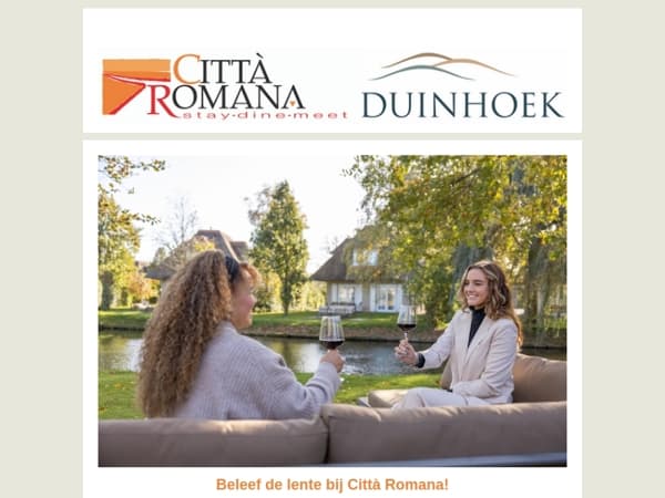 Vier de lente bij Città Romana 🌷