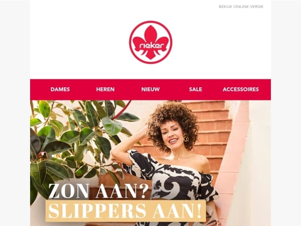 Zon aan? Slippers aan!